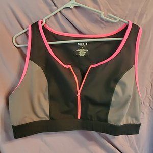 Zip-front Sports Bra - Torrid